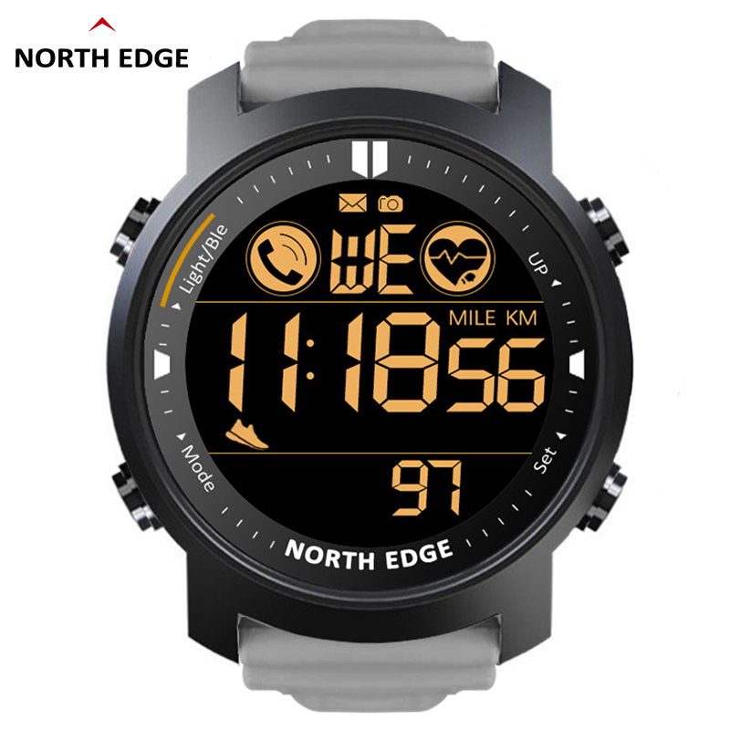 Smartwatch Professional Watches For Men - NORTH EDGE Smart Watch Men cardiofrequenzimetro