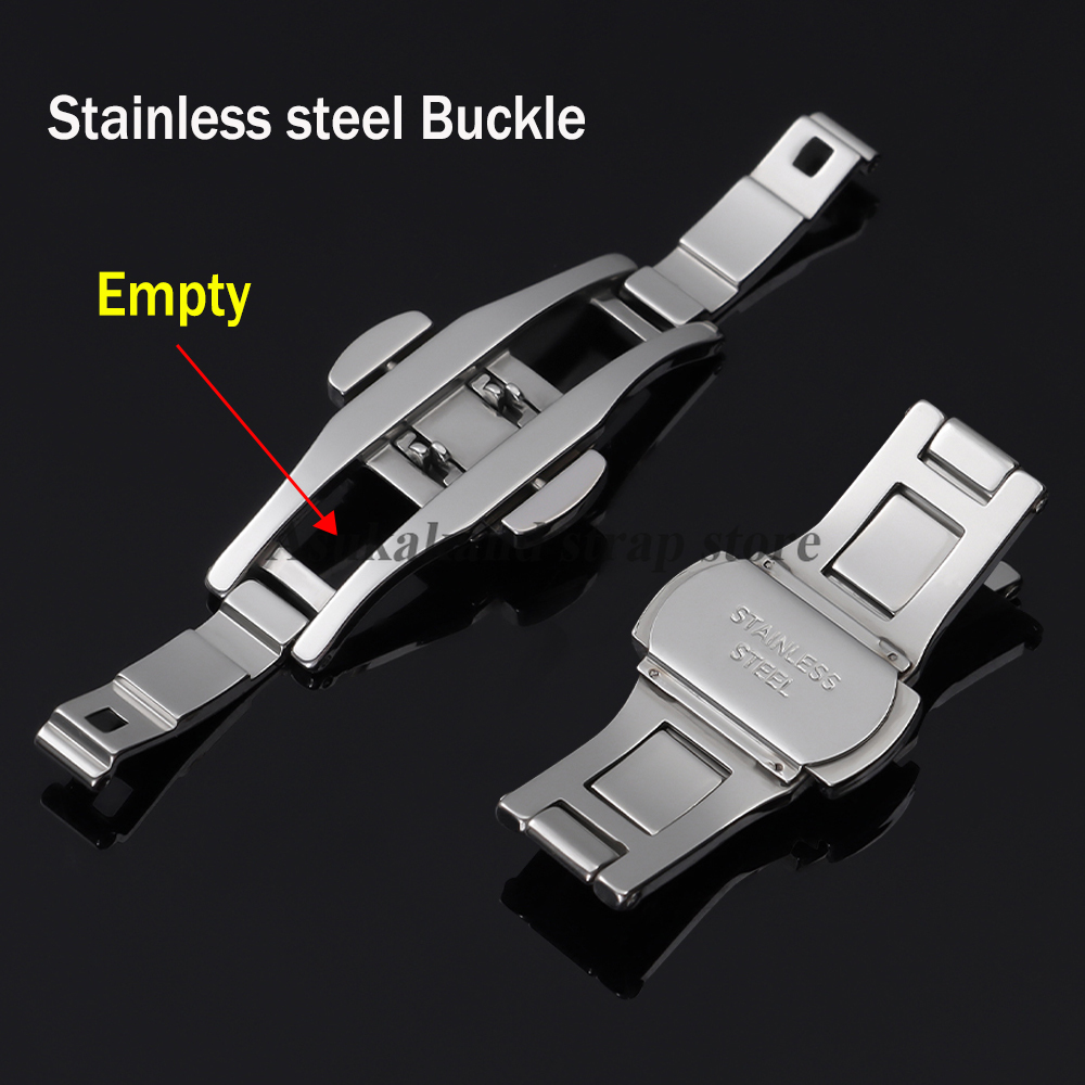 Replacement Watch Bracelet - Fibbia a Farfalla in Acciaio Inossidabile