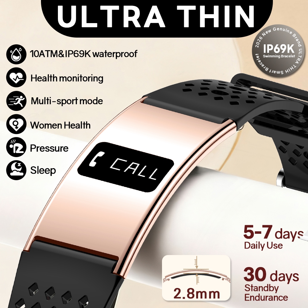 Watches Ladies Smartwatch - Bracciale intelligente ultrasottile Donna Uomo Frequenza