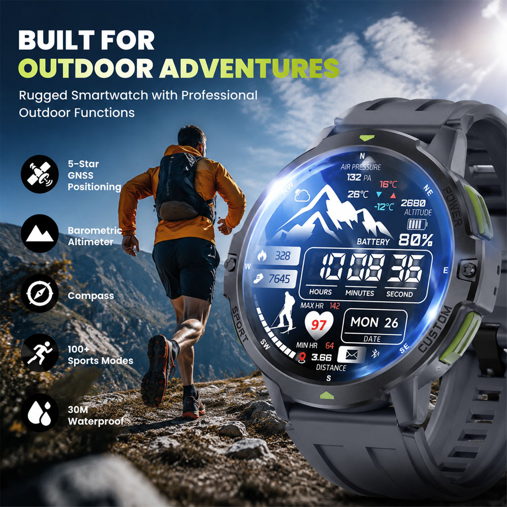 Nuovo Smartwatch GPS Militare  - Smartwatch Timex Watches For Men recensione e prezzo