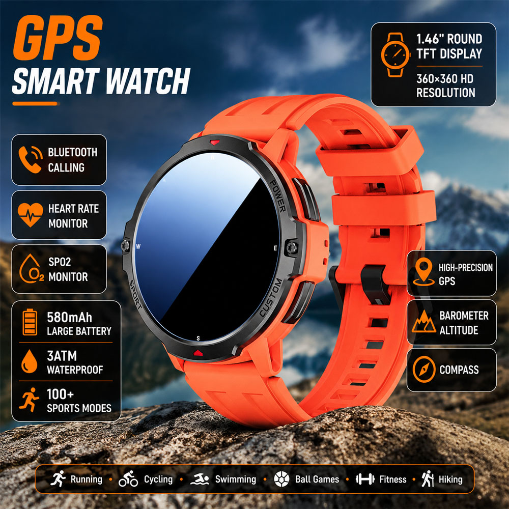 NUOVO Smartwatch GPS Militare  - Smartwatch Timex Watches For Men recensione e prezzo