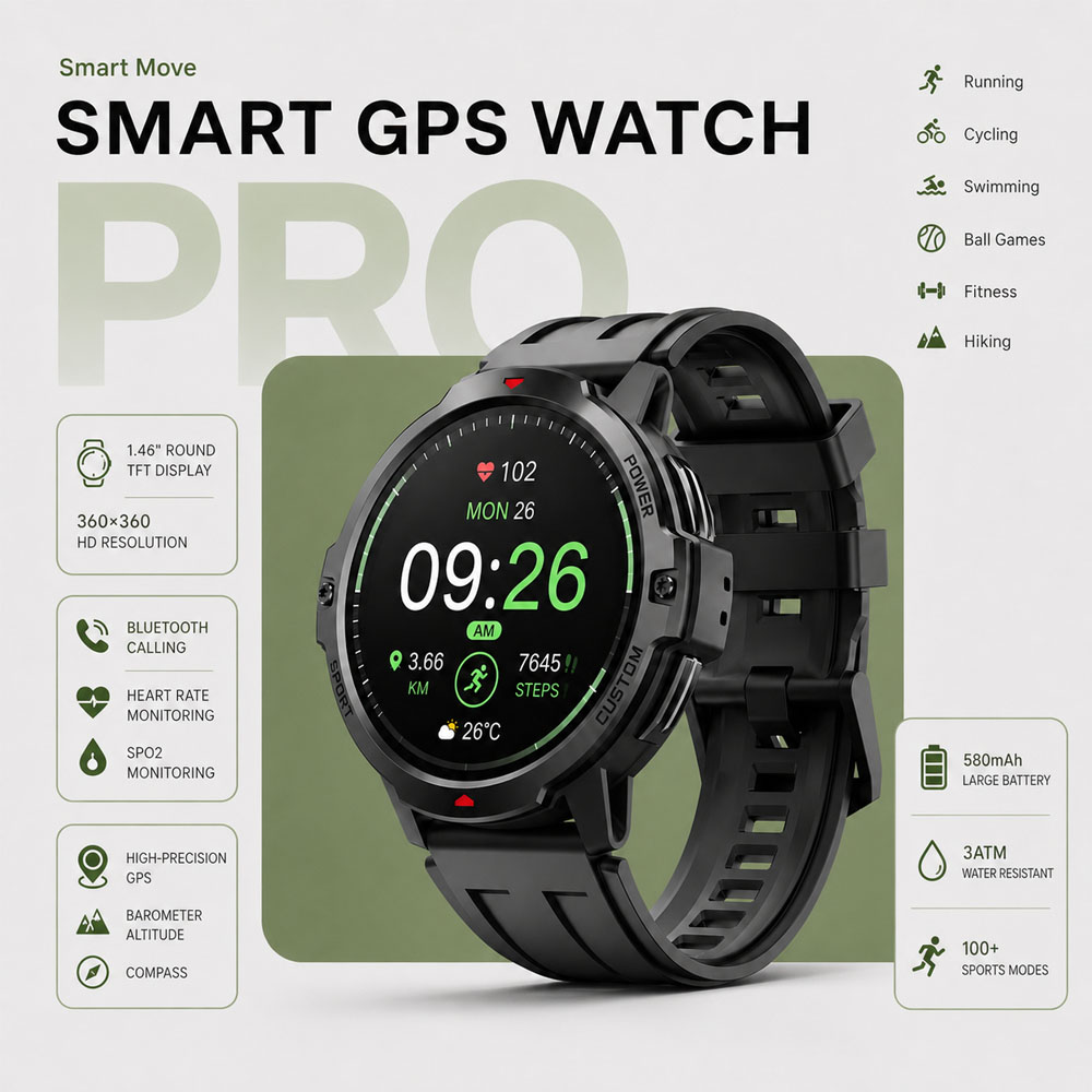 NUOVO Smartwatch GPS Militare  - Smartwatch Timex Watches For Men recensione e prezzo