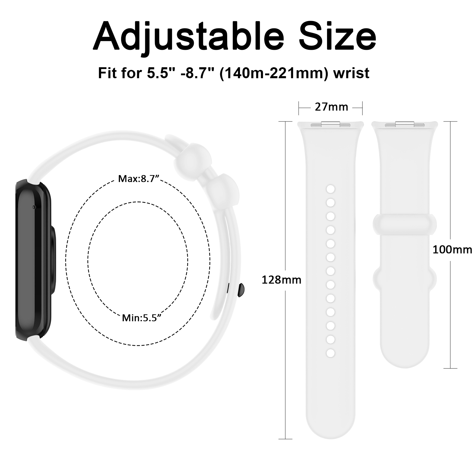Cinturino in silicone per Xiao - Tag Watches Smartwatch recensione e prezzo