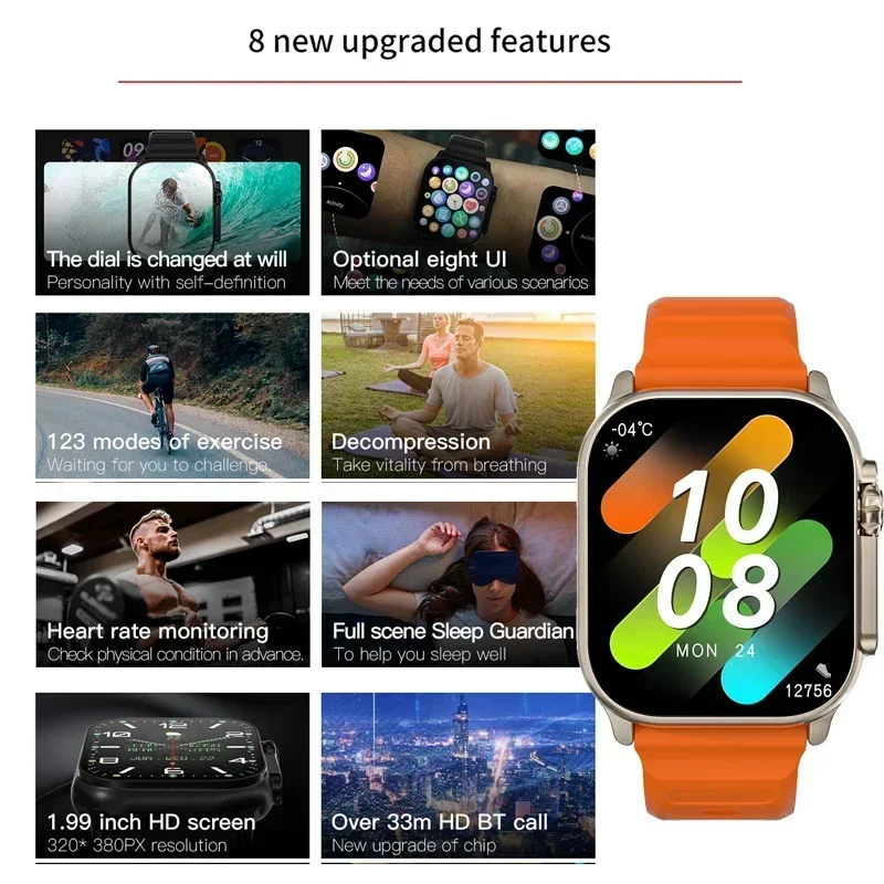 Nuovo Smartwatch Serie 9 PK HK - Smartwatch Watches For Mens recensione e prezzo