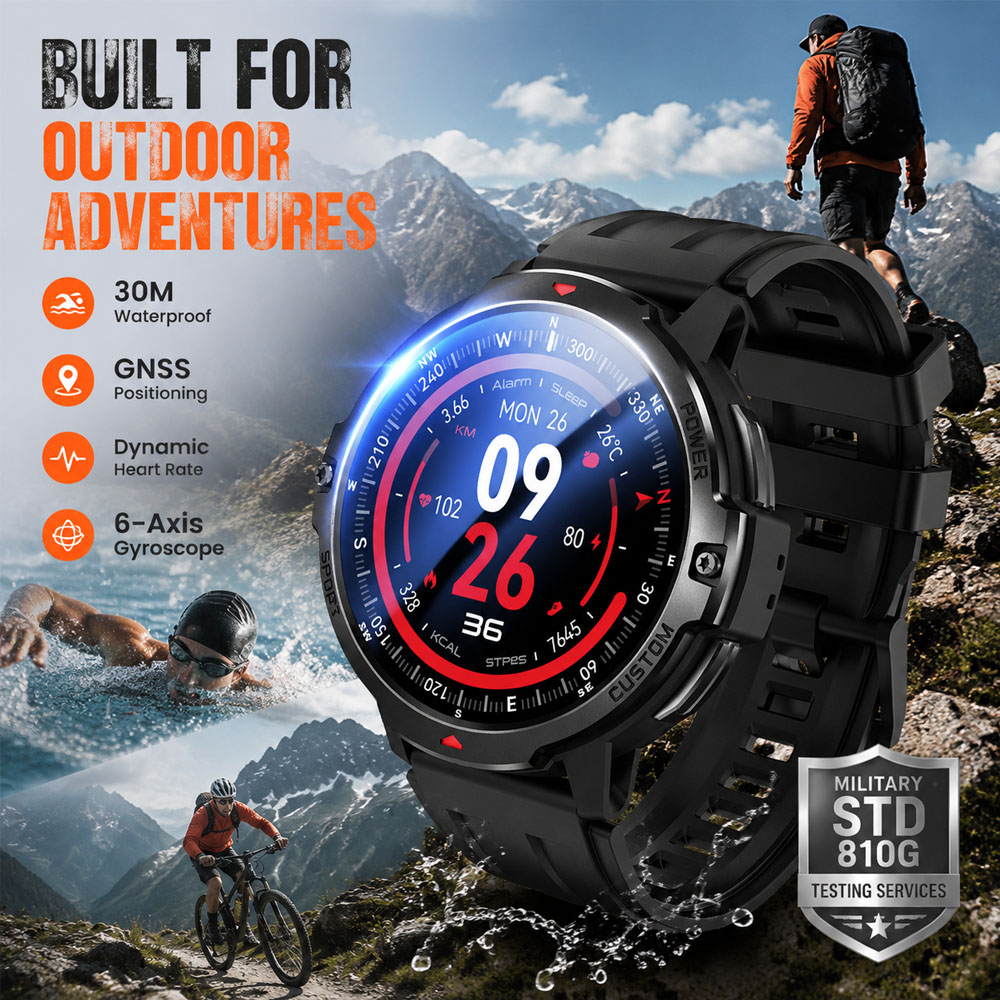 NORTH EDGE 2025 Nuovo TRITON O - Smartwatch Professional Watches For Men recensione e prezzo