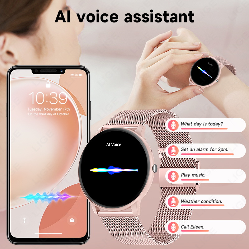 LIGE Smartwatch impermeabile d - Watches Ladies Smartwatch recensione e prezzo