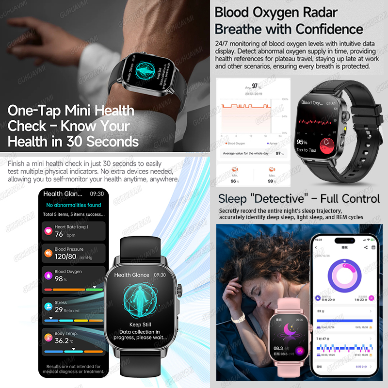Nuovo Smartwatch per la Salute - Smartwatch Professional Watches For Men recensione e prezzo