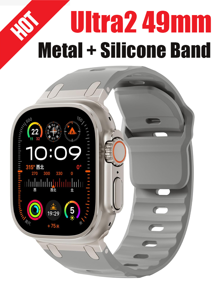 Cinturino in metallo + silicon - Smartwatch Apple Watches For Men recensione e prezzo